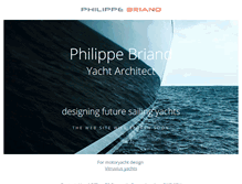 Tablet Screenshot of philippebriand.com